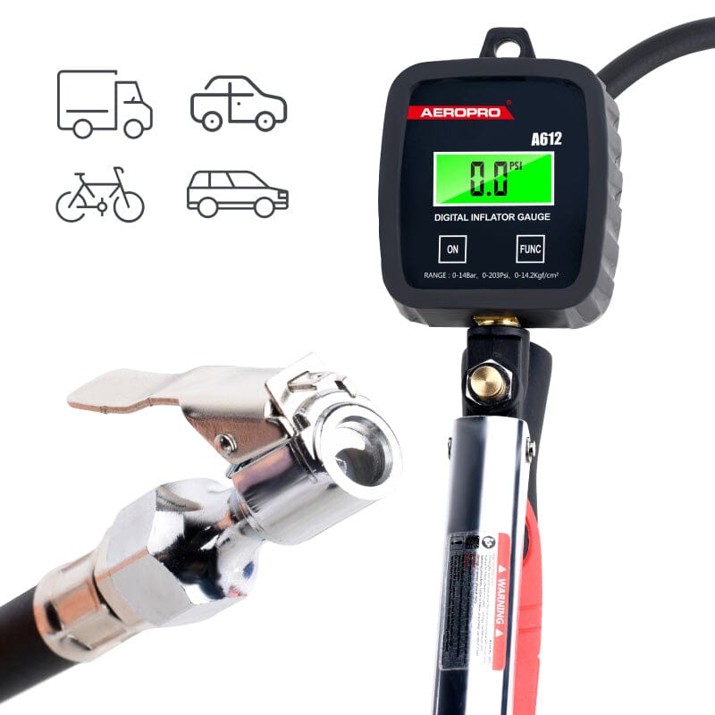 Rong Peng Aeropro Tyre Inflating Inflator Gun with Digital Display Gau