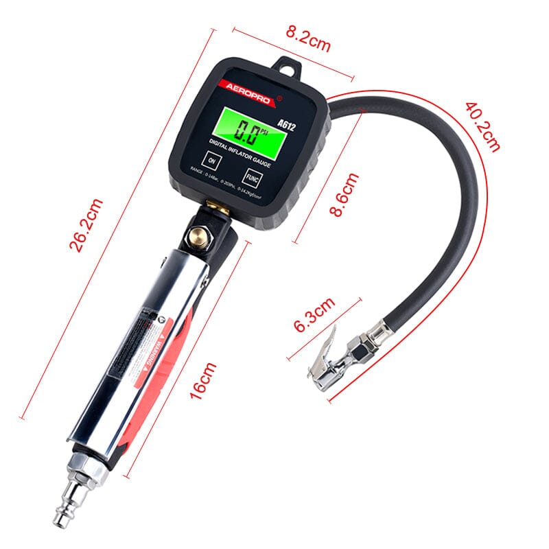 Rong Peng Aeropro Tyre Inflating Inflator Gun with Digital Display Gauge | Model : SG-A612 Inflator Rong Peng 