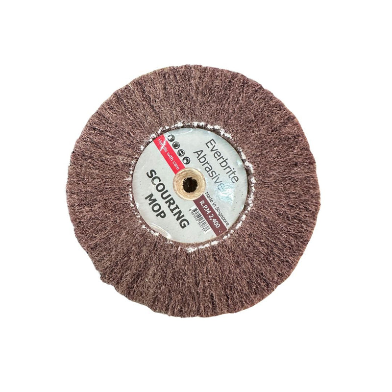 Scouring Mop 6"X1"-(Red)-(Hairline) | Model: HAIRLINE-61 Scouring Mop Aik Chin Hin 