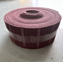 Scouring Roll 10m X 6"-(Red)-hairline (33nm Maroon) (Carborundum) | Model : HAIRLINE-R10M-LB Sponges & Scouring Pads Carborundum 