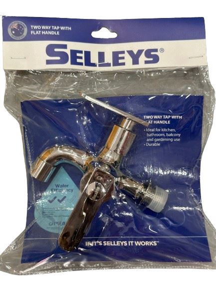 Selleys Basin Chrome 2 Way Tap | Model : SEY-S70400 Water Tap SELLEYS 
