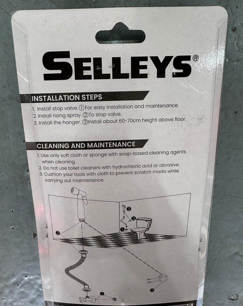 Selleys Premium Chrome Bidet Set | Model : SEY-S6100-S Bidet Spray SELLEYS 