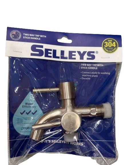 Selleys SS304 Basin 2 Way Tap - Stick Handle | Model : SEY-S6040 Water Tap SELLEYS 