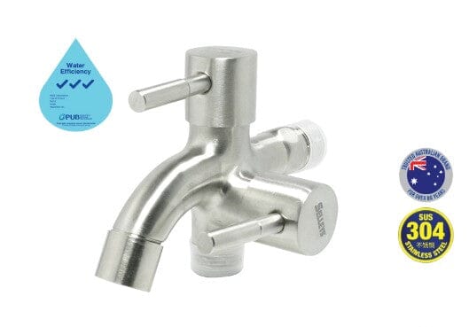 Selleys SS304 Basin 2 Way Tap - Stick Handle | Model : SEY-S6040 Water Tap SELLEYS 