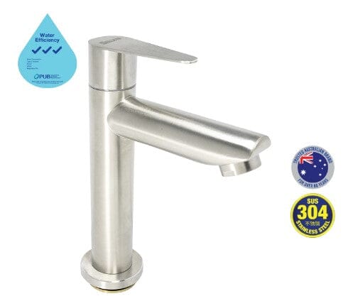 Selleys SS304 Basin Tap (Long) - Flat Handle | Model : SEY-S60501 Water Tap SELLEYS 