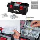 Shuter 11L Professional Tool Box With 1 Tray, 2 Small Parts Organizers And Plastic Locks Super PVC Tool Box TB905 | Model : TB-TB905 PVC Tool Box Shuter 