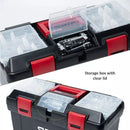 Shuter 11L Professional Tool Box With 1 Tray, 2 Small Parts Organizers And Plastic Locks Super PVC Tool Box TB905 | Model : TB-TB905 PVC Tool Box Shuter 