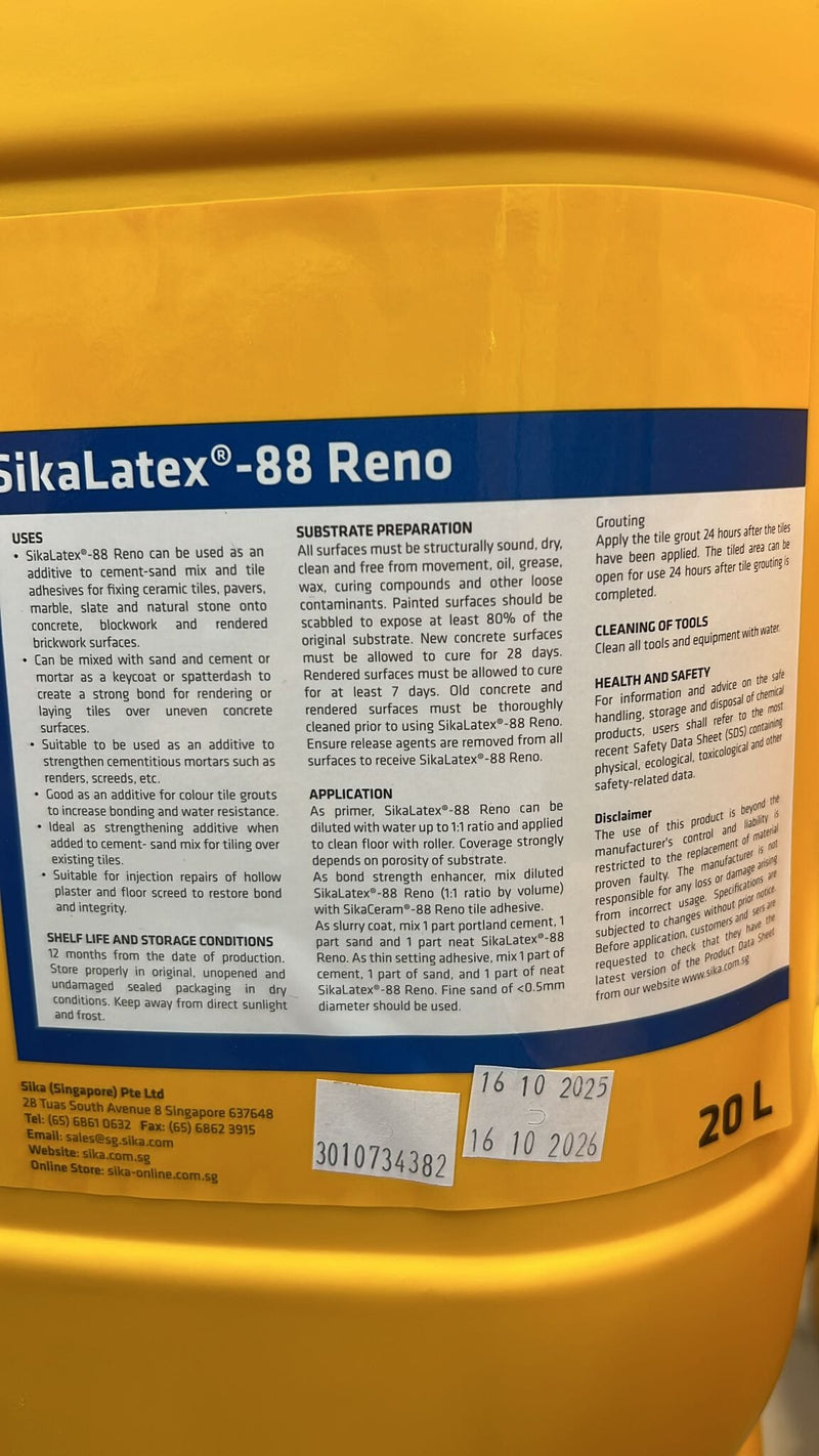 SIKALATEX - 88 RENO Mortar DAVCO-SIKA 