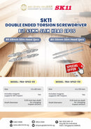 SK11 Dual End Slim Torsion Bit P (2PCS) | Model: PB4-SPG2-65 / PB4-SPG2-110 Torsion Bit SK11 