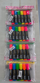Snowman High Lighter Marker (6pcs/set) | Model : MK-LP10-6 Highlighter Snowman 