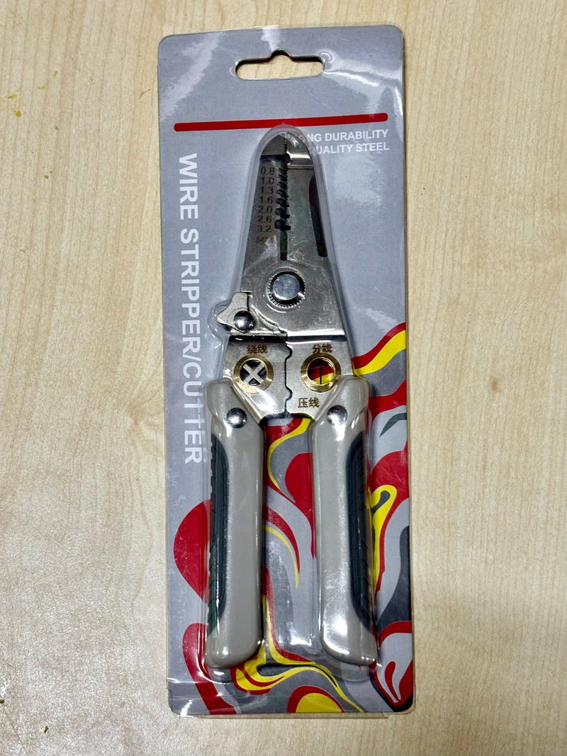 Stainless Steel Multi Wire Stripper 7" (0.8-3.2mm) | Model: WS1-YM-MT Multi Wire Stripper Aiko 