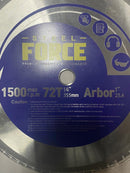 Steel Force 14" Metal Cutting Saw Blade 355*25.4*72T To Cut Steel | Model : SBA-MS35572 Saw Blade STEEL FORCE 