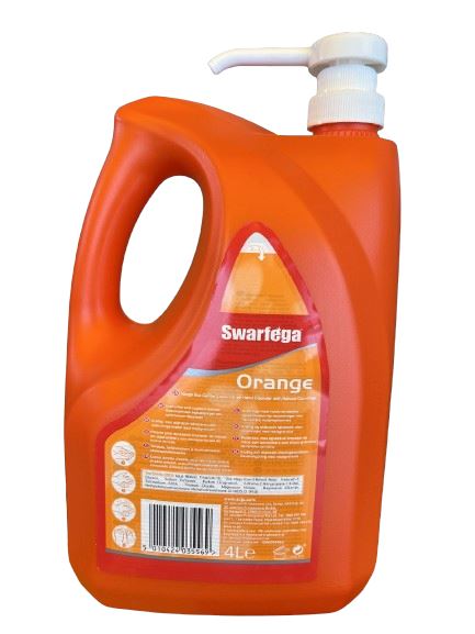 Swarfega Orange (Jagong Corn) 4L Hand Cleaner With Pump | Model: SWAR-ORANGE Aikchinhin 
