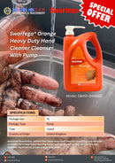 Swarfega® Orange Heavy Duty Hand Cleaner Cleanser With Pump | Model: SWAR-ORANGE Aikchinhin 