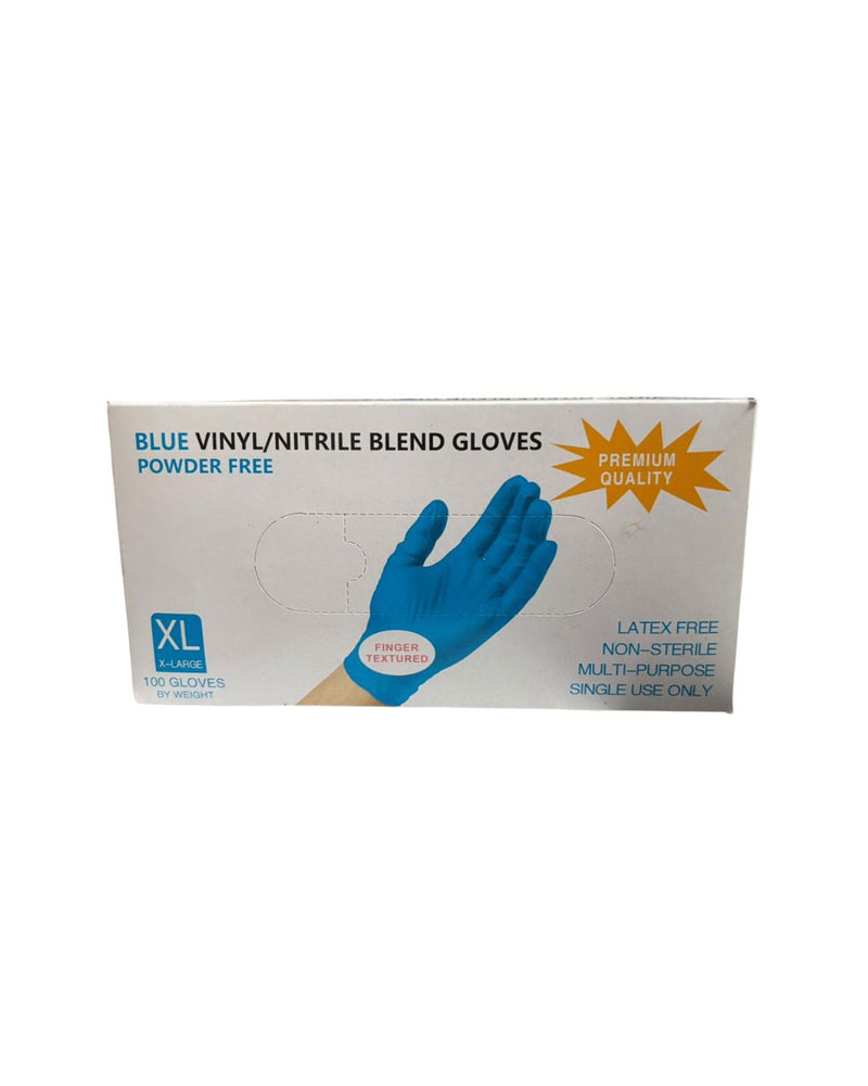 Textured Premium Quality Disposable Powder Free Blue Nitrile Glove | Model: GLOVE-TX Blue Nitrile Glove Aik Chin Hin 