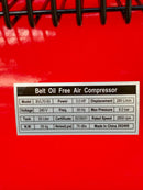 Tiger 2.5HP 50L Oil Free Air Compressor Belt (FOR EXPORT ONLY) | Model : BVL70-50 Air Compressor Tiger 