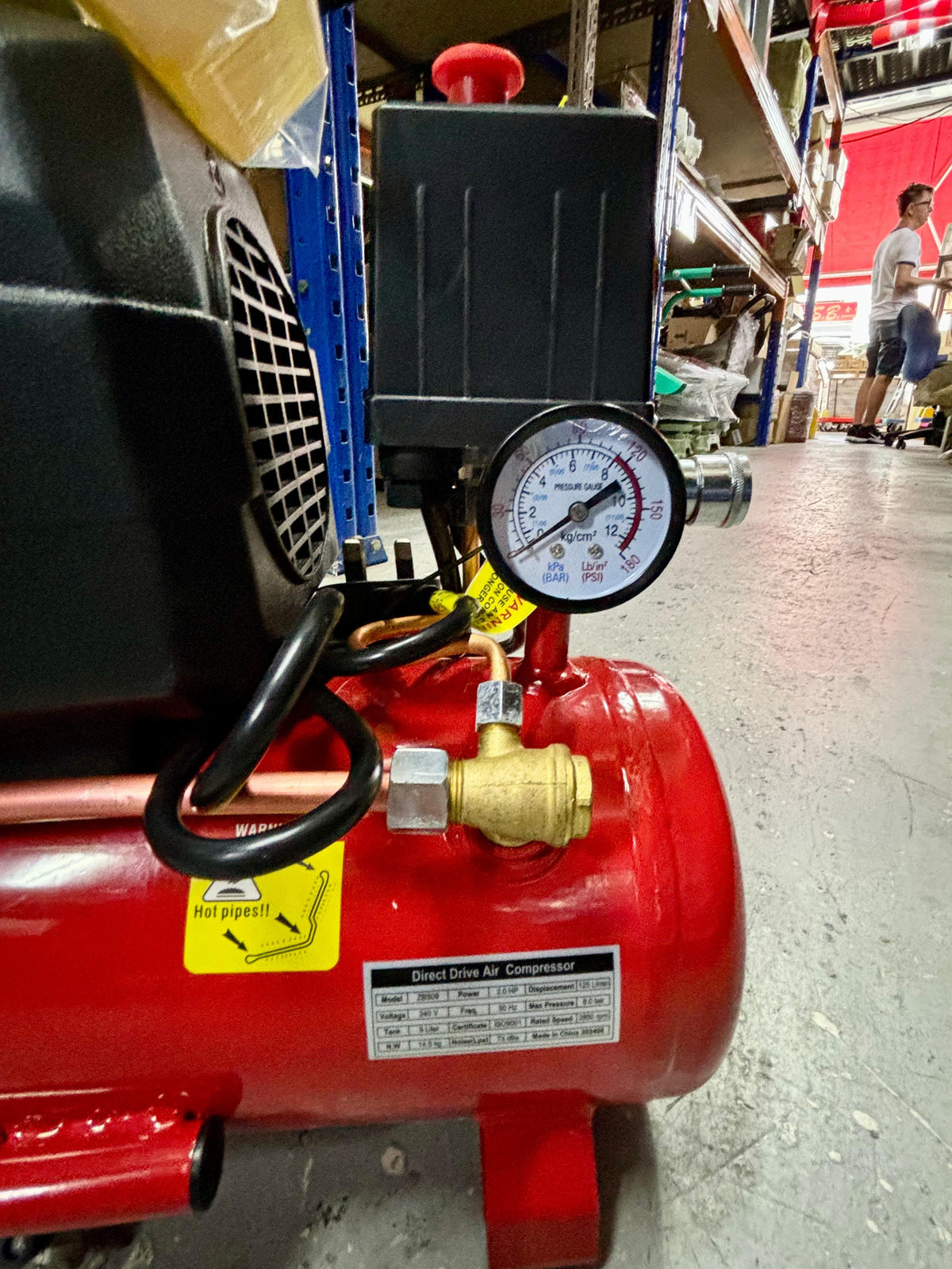 Tiger 2Hp 9L 240V Direct Air Compressor (FOR EXPORT ONLY) | Model : ZB