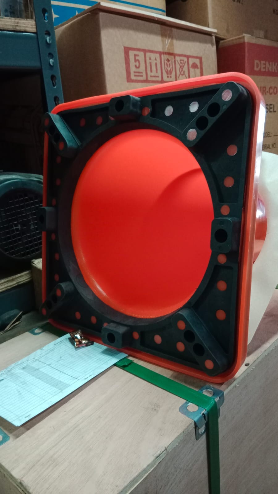 Traffic Cone 90 cm Orange With Double Reflective Sleeve | Model : CONE