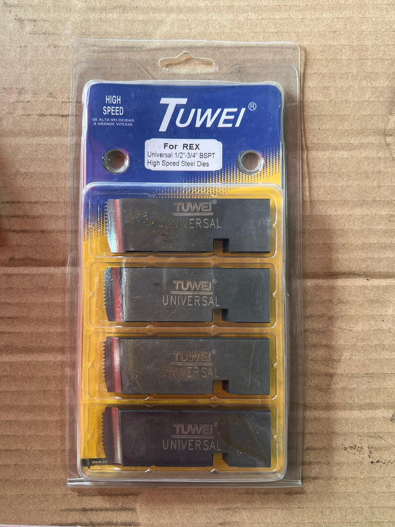Tuwei Threading Machine 1/2"-2" 1800W 240V 50HZ C/W BSPT Dies | Model: TM-TWT-1T50B Threading Machine Tuwei 