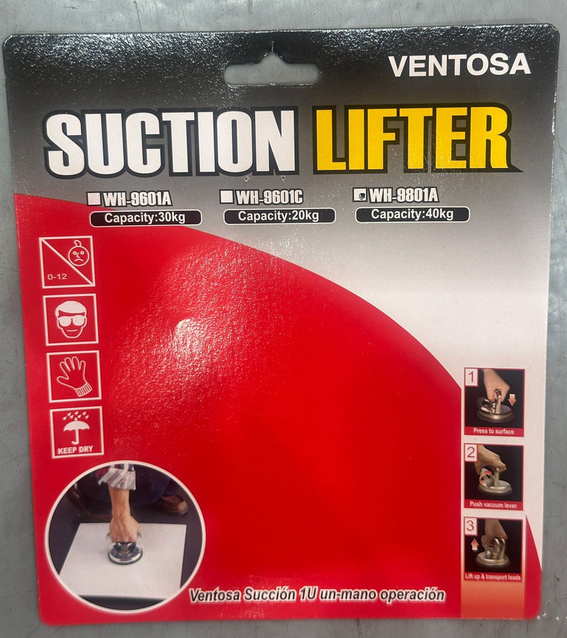 Ventosa Aluminum Suction Lifter (1 Cup) | Model : SL-WH9801A Suction Lifter Ventosa 