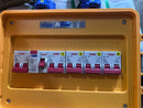 Vistar Heavy Duty ELCB Weather-Proof 4Way 16A Yellow Box (Portable) | Model: CEE-ELCB-4W Aikchinhin 