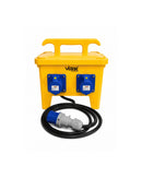 Vistar Heavy Duty ELCB Weather-Proof 4Way 16A Yellow Box (Portable) | Model: CEE-ELCB-4W Aikchinhin 