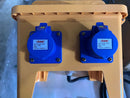 Vistar Heavy Duty ELCB Weather-Proof 4Way 16A Yellow Box (Portable) | Model: CEE-ELCB-4W Aikchinhin 