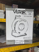 Vistar Industrial Cable Reel 2P-16A 30m Wire | Model: ECR-VI30M Industrial Cable Reel Vistar 