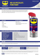WD40 Spec Penetrant With Smart Straw (360ml)(12Can/Ctn) | Model: WD40-S-PNT Penetrant WD40 