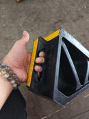 Wheel Choke Or Stopper Black Rubber 27x17x13cm | Model: RWC-9082 Wheel Stopper Aiko 