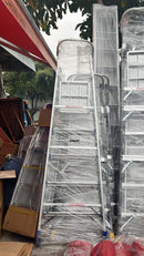 XG aluminium platform ladder Model L-XG352EA with wide steps and safety rails, designed for sturdy industrial or home use.