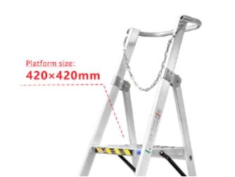 XG Aluminium Platform Ladders | Model: L-XG352E Platform Ladder Aikchinhin 