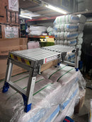XG Aluminum Folding Adjustable Platform Ladder - Mini with Safety Lock | Model: L-XG238A-MINI Platform Ladder XG 