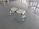 XG Aluminum Folding Adjustable Platform Ladder - Mini with Safety Lock | Model: L-XG238A-MINI Platform Ladder XG 