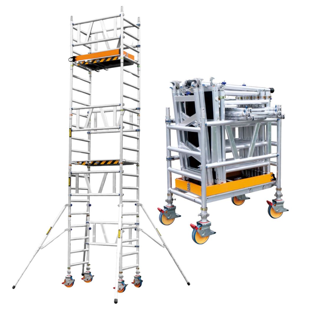 Alum Mini Scaffolding (Platform : 5.3m) Working Height 7.3m With Assy