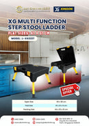 XG Multi Function Step Stool Ladder | Model: L-XG322T Ladder XG 
