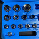 YM Hollow Punch Set 14pcs (5-35mm) | Model: HP-YM-14PCS Punch Set Aik Chin Hin 