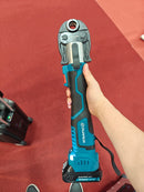 Zupper SS Battery 18V Pipe Clamper (Mechanical Press) C/W Jaw M Type 15/22/28 360 Degree Turn | Model: MP-1930+JAW Pipe Clamper Zupper 