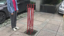 Aiko Red & White Steel Manhole Barrier Gate | Model : CONE-7618