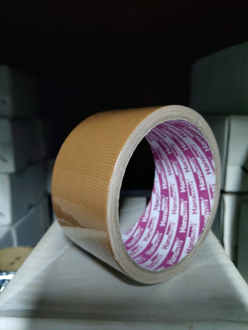 2" Cloth Tape | Colours : Beige, Black, Blue, Brown, Green, Grey, Red, Silver, White, Yellow Cloth Tape Aikchinhin Brown 