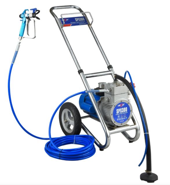 230V Airless Paint Sprayer 1500W Come With 15M 1/4" Pressure Hose,Spray Gun, Suction Tube | Model : AS-SPX300 AIRLESS PAINT SPRAYER Aiko 