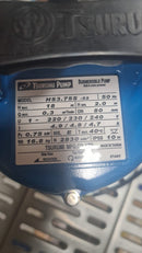 3" 0.75KW 230V Tsurumi Pump HS3.75S | Model : HS3.75S Water Pump Tsurumi 