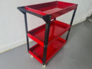 3 Stage Metal Trolley (Red) W:1.4Ftxl2.1Ftxh2.3Ft | Model : TRL-3S Trolley Aiko 