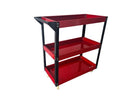 3 Stage Metal Trolley (Red) W:1.4Ftxl2.1Ftxh2.3Ft | Model : TRL-3S Trolley Aiko 