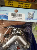 3/4"M X 3/4" Coupling On/Off 2Way Angle Cock (Chrome)