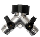 3/4"M X 3/4" Coupling On/Off 2Way Angle Cock (Chrome)