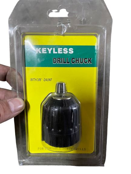 3/8" (0.8-10mm) Keyless Drill Chuck | Model : CHUCK-KL10 Drill Chucks Aiko 