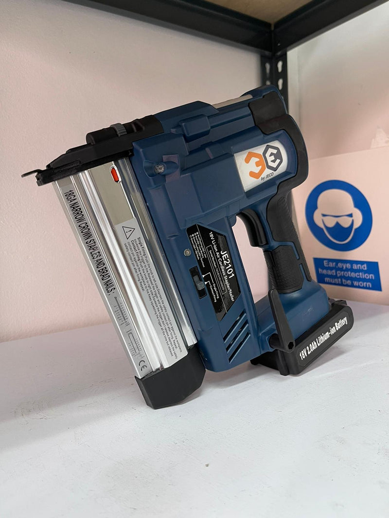 3E 18V Cordless 2In1 Stapler & Nailer 2.0Ah | Model : JE2101 Stapler & Nailer 3E 