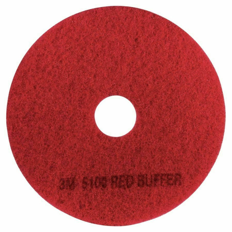3M 5100 Red Buffer Floor Pad 16" for Light Scrubbing | Model : 3M-5100-16R 3M 