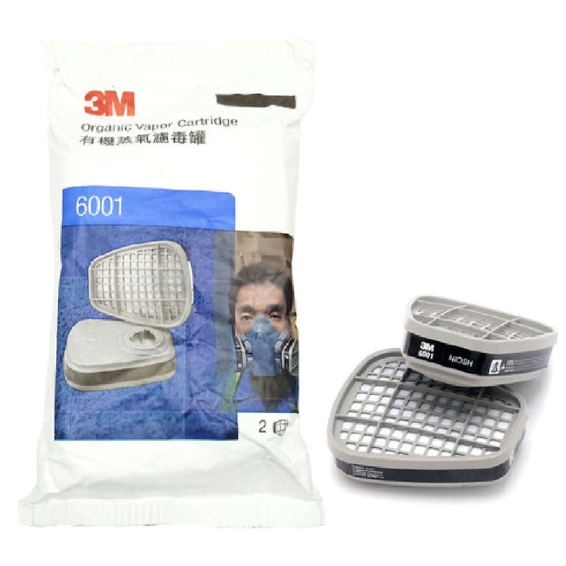 3M Organic Vapour Cartridge (2pc/pkt) (6001) Gas Masks & Respirators 3M 